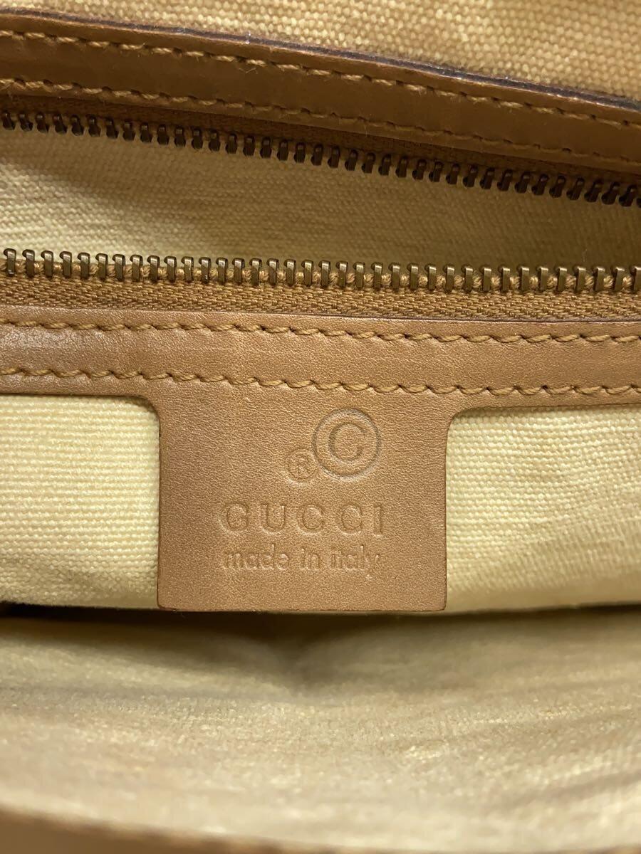 GUCCI◆ハンドバッグ/キャンバス/CRM/無地/109138_画像5