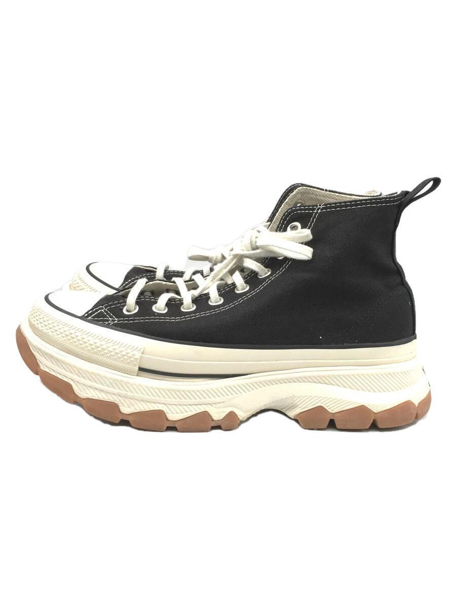 CONVERSE◆ALL STAR 100 TREKWAVE HI/ハイカットスニーカー/27cm/BLK/キャンバス/1SD036