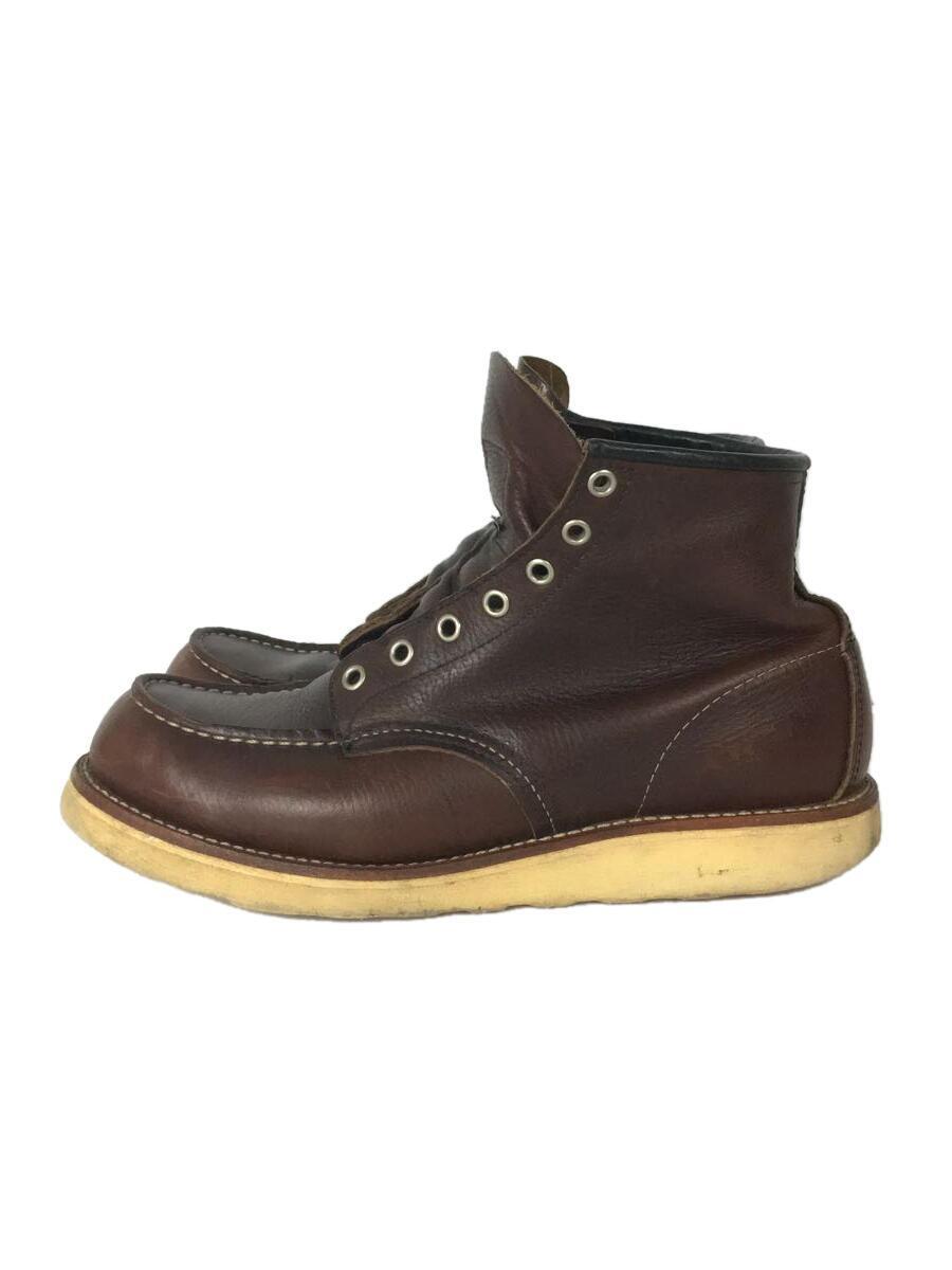 RED WING◆6inch CLASSIC MOC BOOT/レースアップブーツ/US9/ブラウン/8138