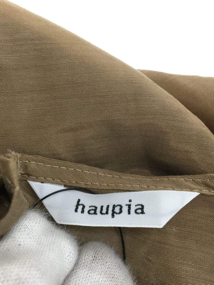 haupia◆長袖ワンピース/38/コットン/CML/無地/WPMF2279-0120_画像3