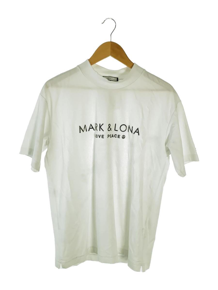 MARK & LONA◆Tシャツ/48/レーヨン/WHT/MLM-1B-AA05