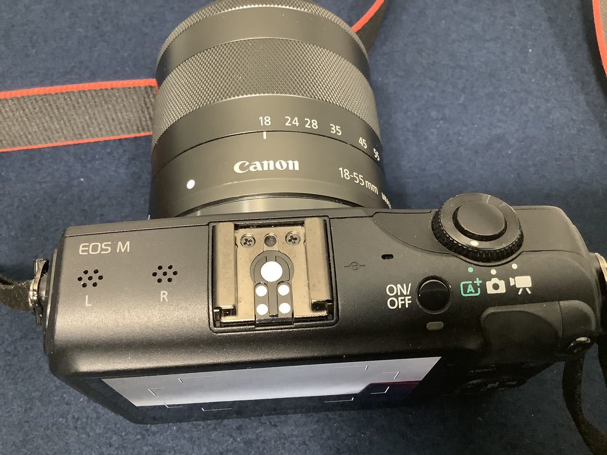 Canon キヤノン EOS M ミラーレス 一眼レフ DS126391 ZOOM LENS EF-M