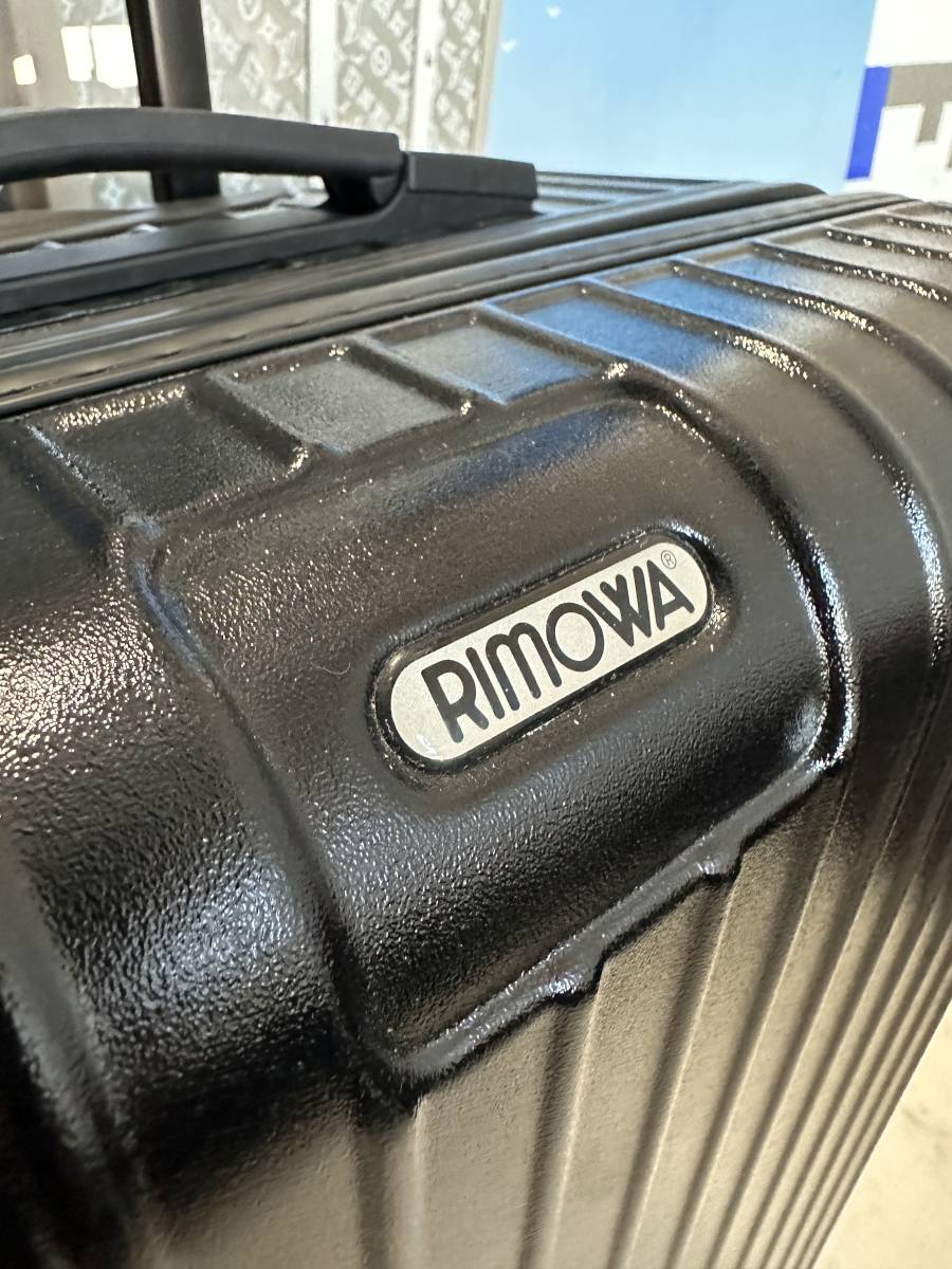 【即決/即納】！綺麗！後期モデル！RIMOWA リモワ SALSA 2輪 スーツケース TSAロック ブラック 黒 ディバイダー付き 851.63 本物 正規品_画像5