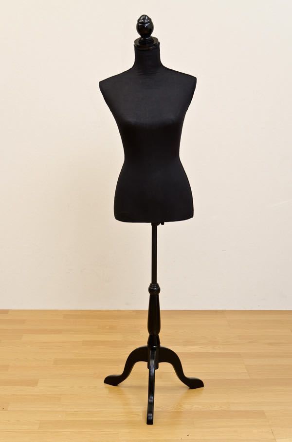 [ free shipping ] torso mannequin plain plain outlet with translation black ivory 