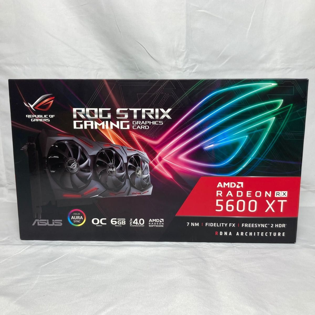 ASUS AMD RADEON RX 5600トリプルファンモデル ROG-STRIX-RX5600XT-O6G-GAMING