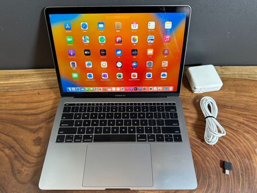 「美品充放電1回」Apple MacBook PRO Retina 13inch 2017/CPUi5 2.3GHZ/16GB/SSD1TB/office2019/Windows11の画像1