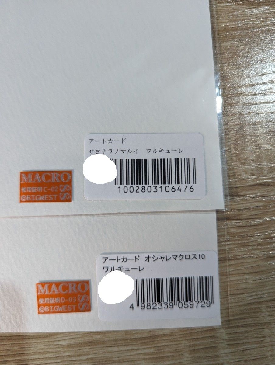 マクロスΔ ワルキューレ オシャレマクロス アートカード マクロスΔ ワルキューレ オシャレマクロス アートカード