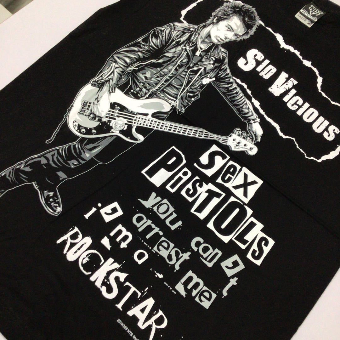 SR13B3. バンドTシャツ Lサイズ　Sid Vicious シドヴィシャス_画像4