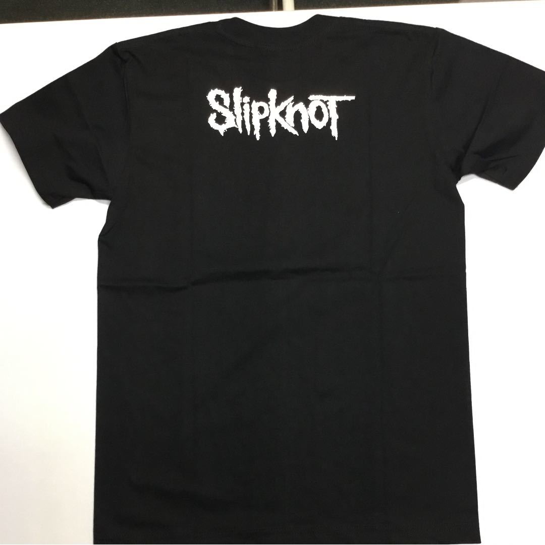 SR3B2. 両面プリントバンドデザイン半袖Tシャツ スリップノット Lサイズ SlipknoT_画像3