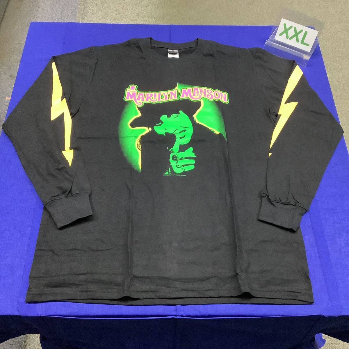 DBB68 バンドロングTシャツ XXLサイズ Marilyn Manson ① DBB68 バンドロングTシャツ XXLサイズ Marilyn Manson ①