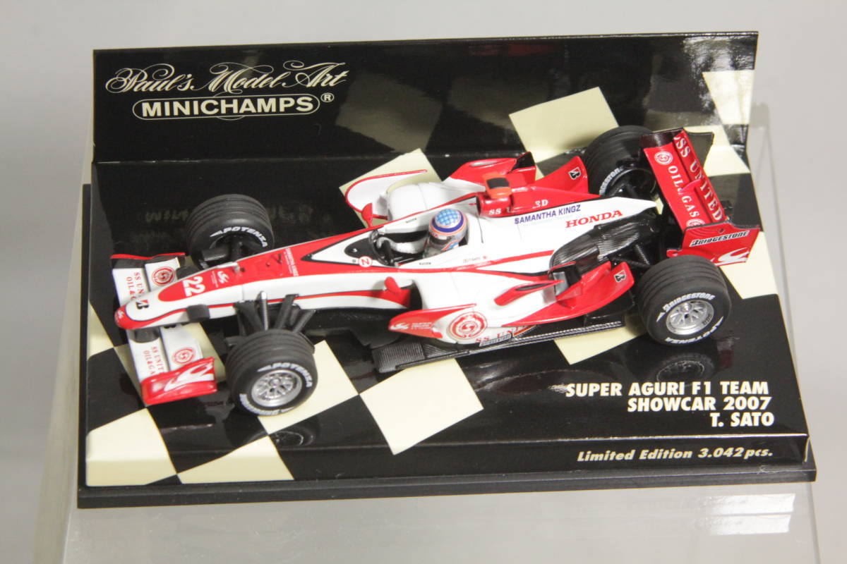 MINICHAMPS 1/43 スーパーアグリ ショーカー 2007 佐藤琢磨_画像2