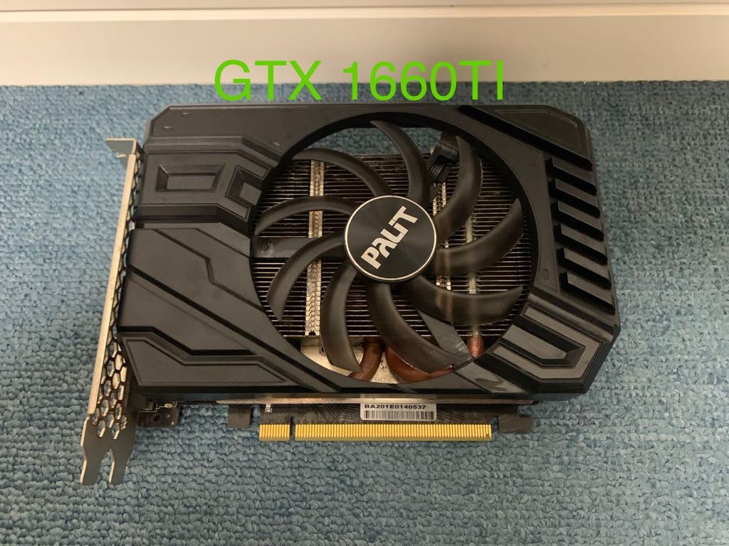 全品送料無料】 Palit GeForce GTX 1660 TI 6G【動作確認済】 PCI