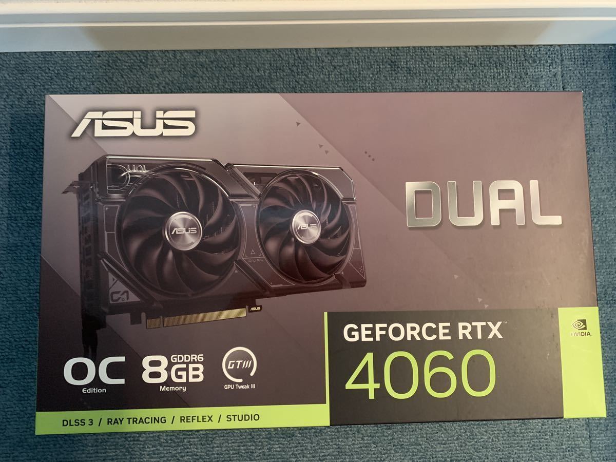 ASUS GeGeForce RTX 4060 8G OC 【動作確認済】RTX3060ti 同等スコア_画像1