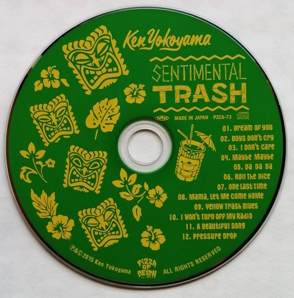 中古CD Ken Yokoyama 『 Sentimental Trash 』品番：PZCA-73（美品）_画像3