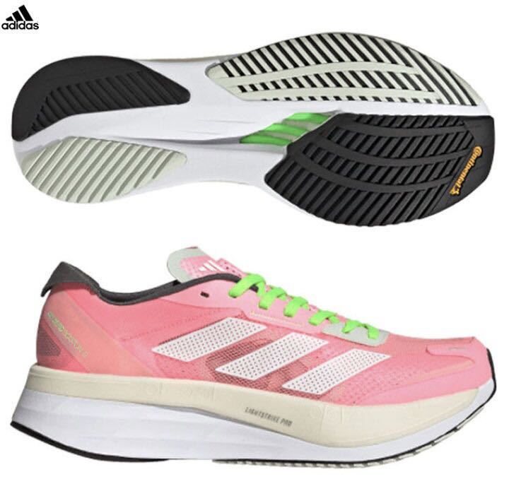 送料無料 新品 adidas ランニング ADIZERO BOSTON11W24_画像3