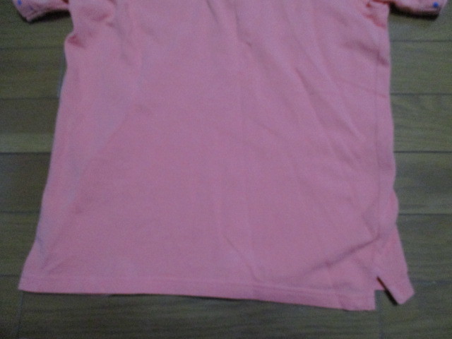 Laundry　ピンク　ウェスタン　パッチ　ポロシャツ　EXTRASMALL　デカロゴ　袖襟が星　ランドリーボーイ　ワッペン　_画像6