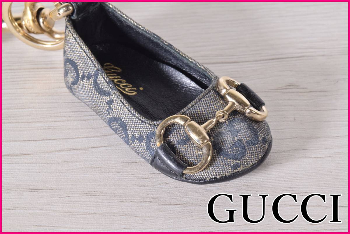 GUCCI グッチ クリスタル GG バレリーナシューズ モチーフ パンプス キーホルダー キーリング キーチェーン　バッグチャーム #5592P