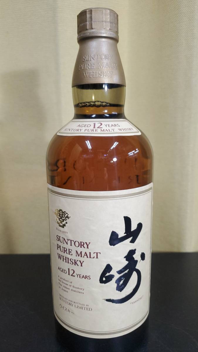 レア)サントリー 山崎12年☆ピュアモルトウイスキー☆ 750ml☆旧ラベル-