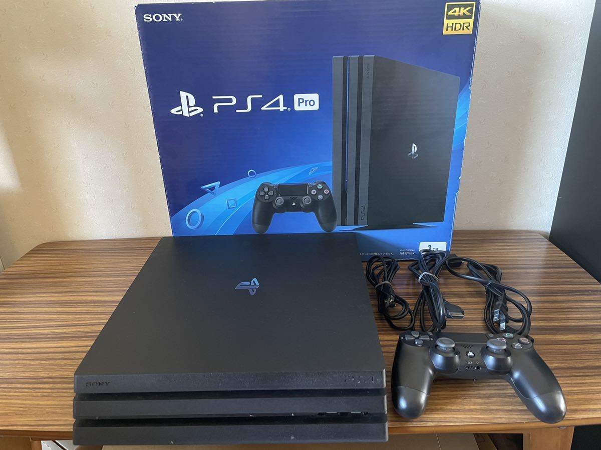 PS4 Pro CUH-7200B B01 1TBジェットブラック SONY プレイステーション4