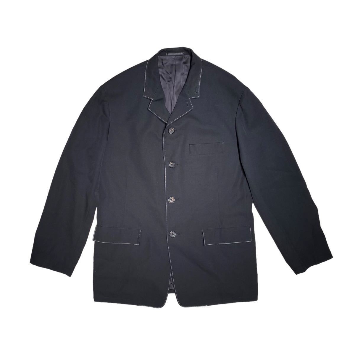yohji yamamoto pour homme 97aw 蝋人形期 ジャケット jacket ヨウジヤマモトプールオム 黒 ブラック ビンテージ vintage
