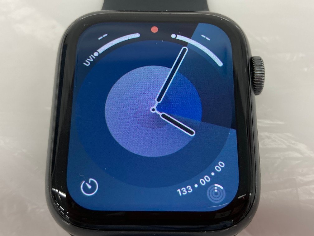 Apple Watch Series 6 GPS 44mm A2292 スペースグレイ 32GB 充電ケーブル付き 通電〇 初期化済み【BJAE8053】_画像1