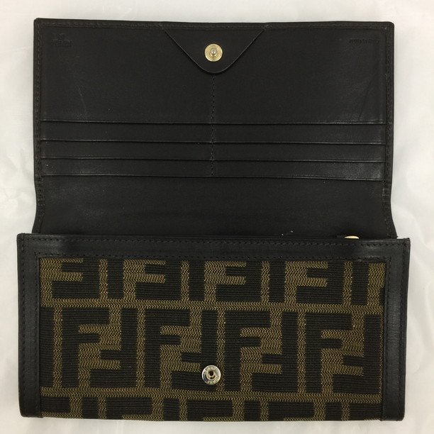 FENDI　フェンディ　ズッカ　長財布　ブラウン　984097【BJAW5005】_画像3