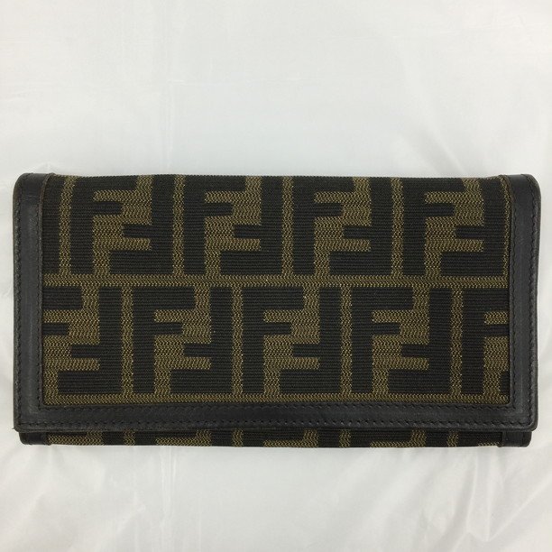 FENDI　フェンディ　ズッカ　長財布　ブラウン　984097【BJAW5005】_画像1