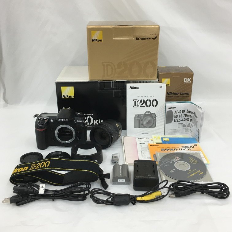 格安 + D200 Nikon ニコン AF-S (Kit) 通電確認済み【BIBD5012】 ED G