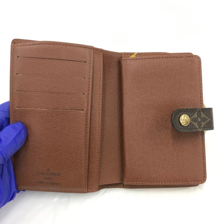 Louis Vuitton ルイヴィトン モノグラム ヴィエノワ 二つ 折り財布