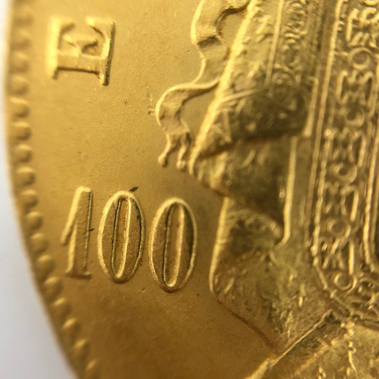 K21.6　フランス　ナポレオン　100フラン金貨　1862　総重量32.3g【BJAY6053】_画像5
