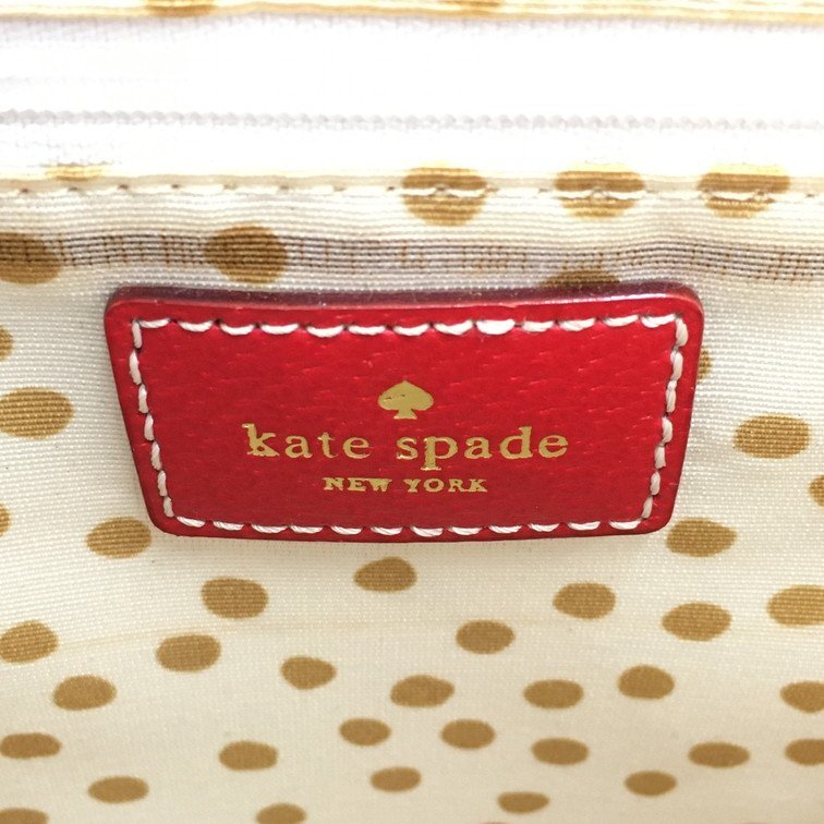 kate spade ケイトスペード トートバッグ　レッド【BJAZ3023】_画像6