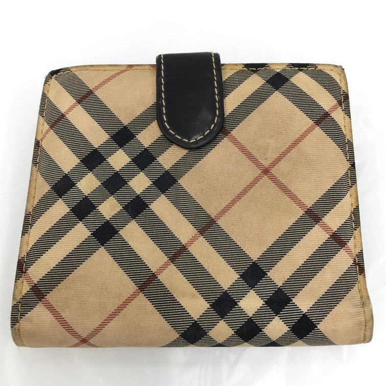 BURBERRY　バーバリー　ブルーレーベル　二つ折り財布　ノバチェック【BJAZ6010】_画像2