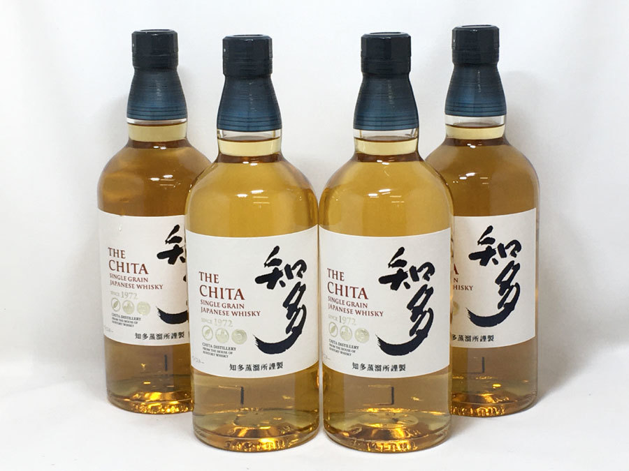 4本セット送料無料!【SUNTORY】サントリー 知多 シングルグレーン
