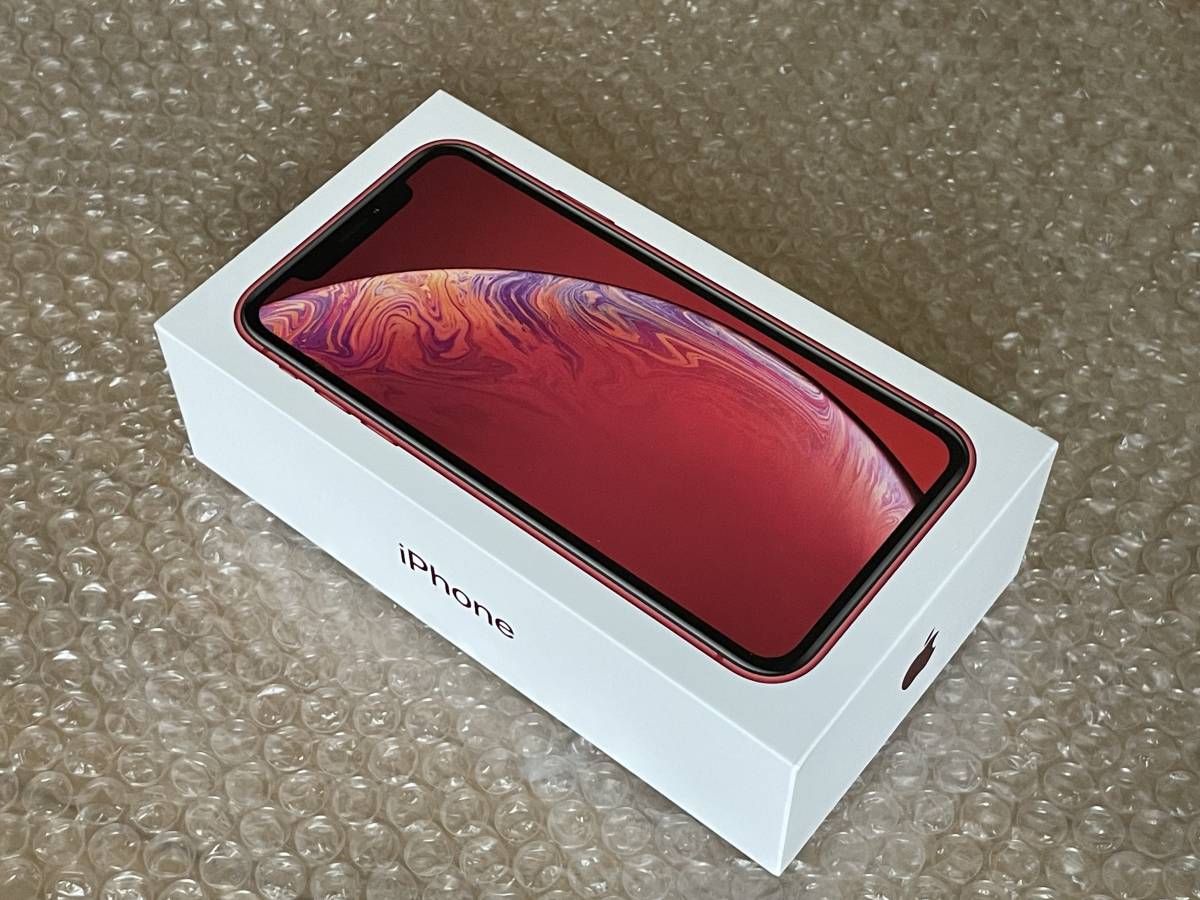 Apple アップル iPhone XR 64GB レッド au-