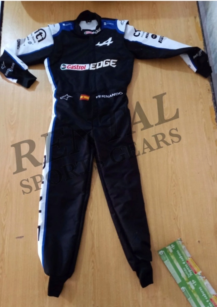  abroad postage included high quality feru naan do* Alonso 2021 F1 racing cart racing suit size all sorts replica 