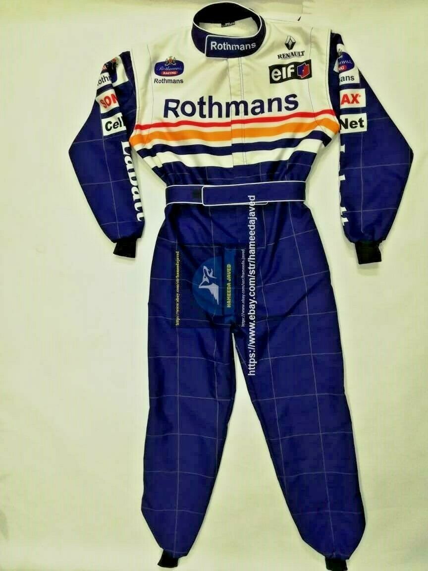 海外 送料込み 　高品質　 デイモン・ヒル　1997 Damon Hill Racing　F1　レーシングスーツ　サイズ各種 　レプリカ