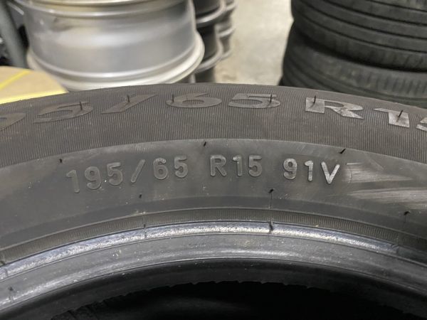 ★送料無料★ 195/65R15 2021年製 9分山 ピレリ P6 4本/中古オンロードタイヤ(夏タイヤ)ウィッシュ N6480_A1_画像4