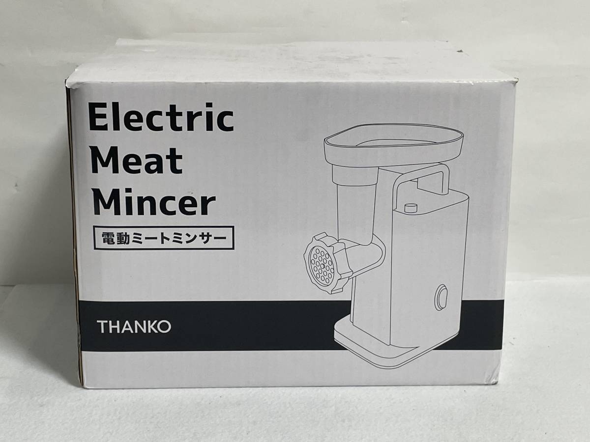 THANKO サンコー 電動ミートミンサー ひき肉職人 MEAGRNSSL ミンチ機 美品_画像2