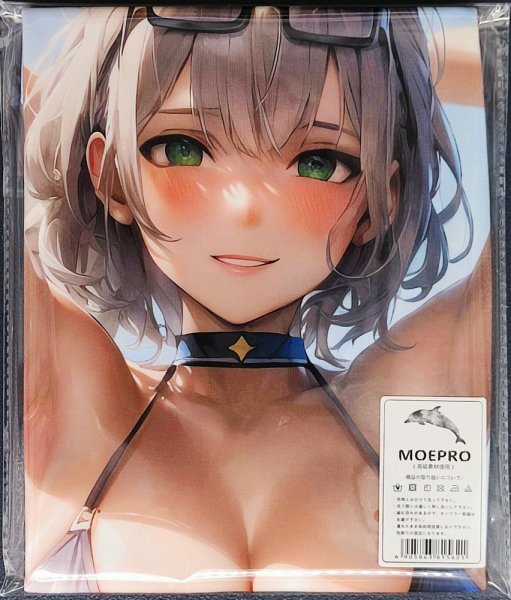 △白銀ノエル水着 18609△オリジナル△超大バスタオル・毛布