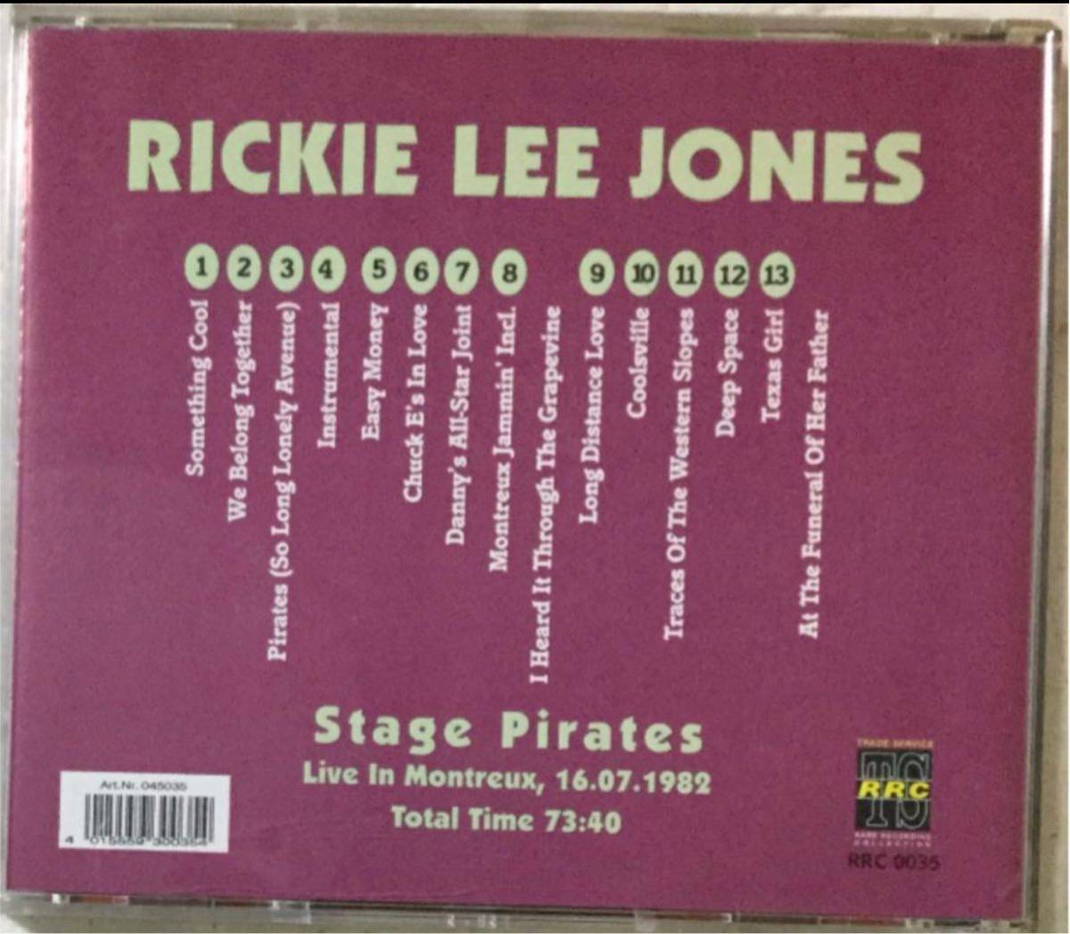 Rickie Lee Jones / リッキー・リー・ジョーンズ / Stage Pirates / Montreux, 16.7. 1982