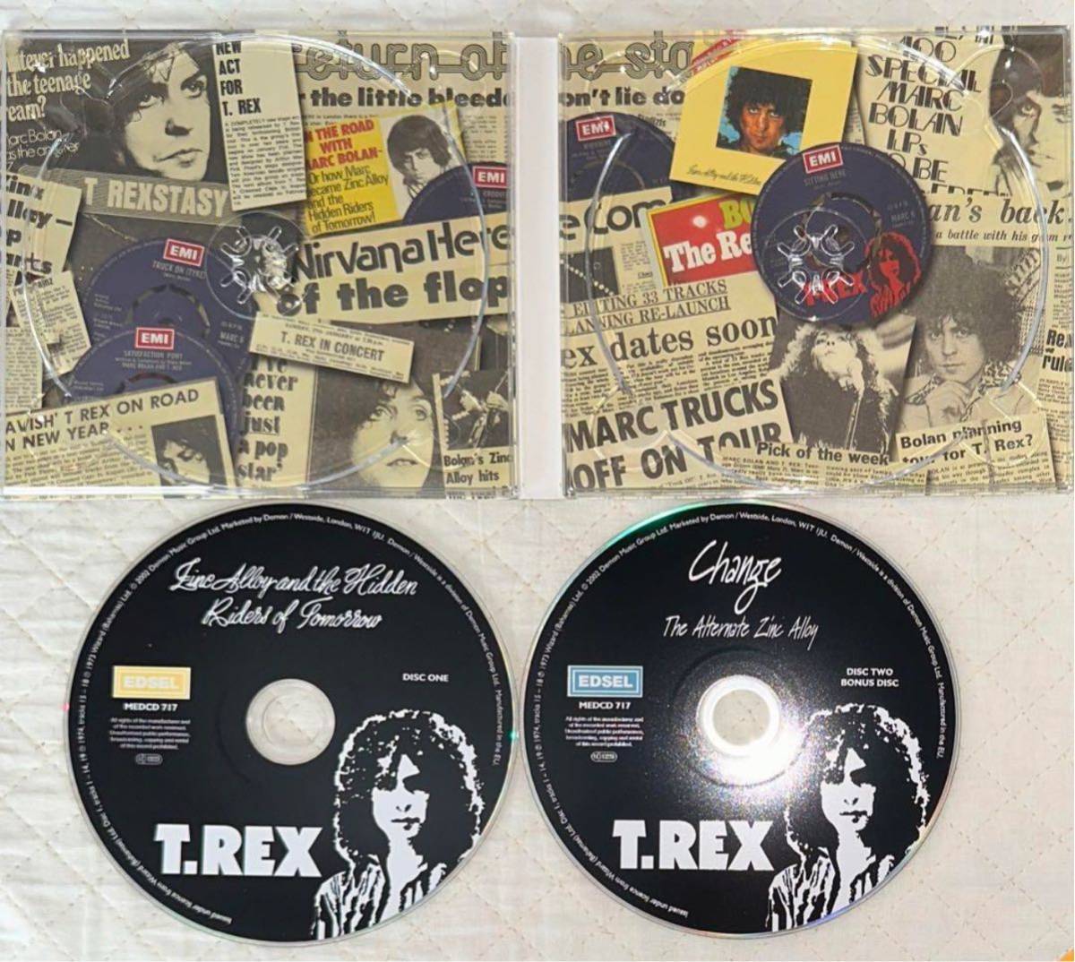 2CD！Marc Bolan & T-Rex / Zinc Alloy & Hidden Riders of Tomorrow