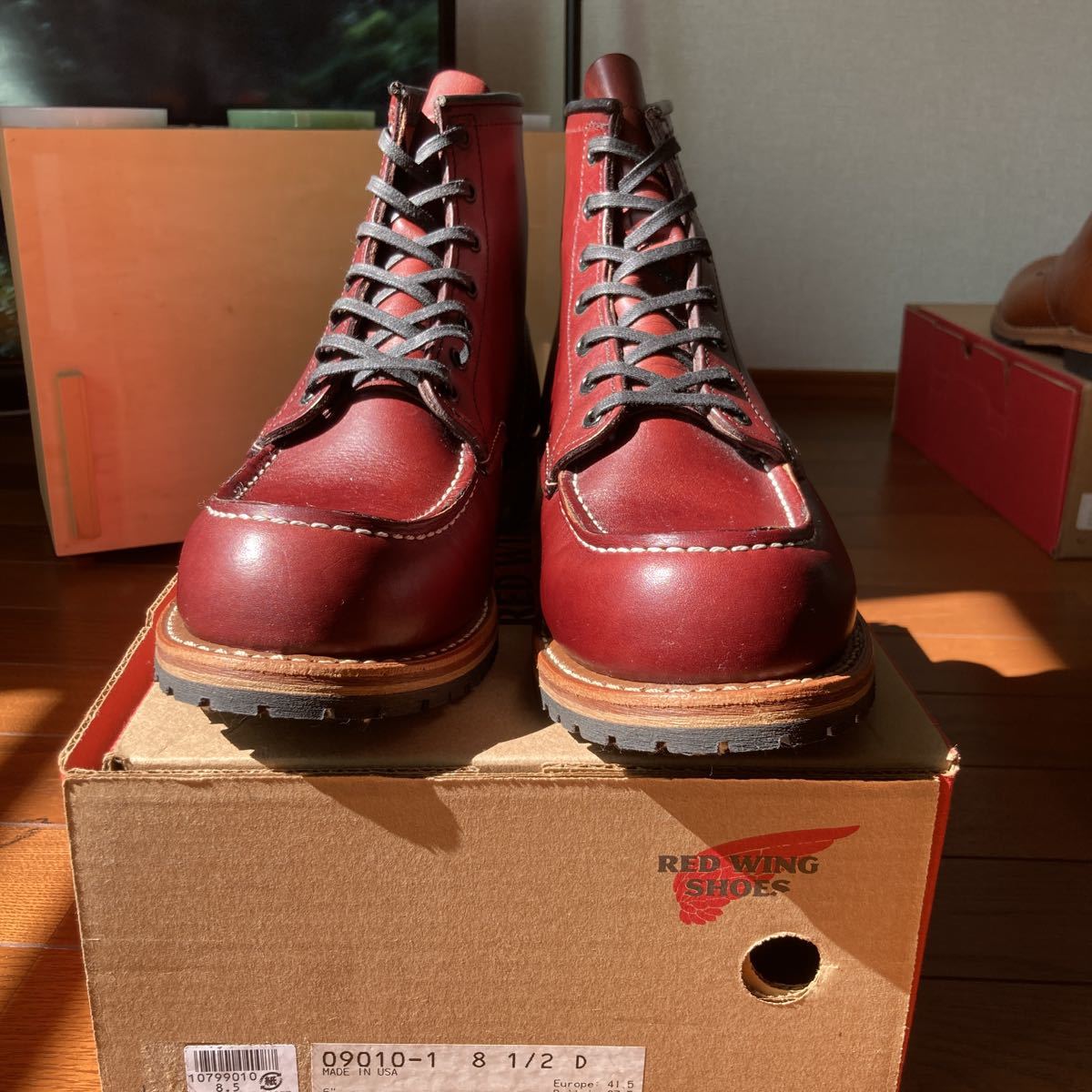 RED WING ベックマン 9010 モックトゥ ブラックチェリー-