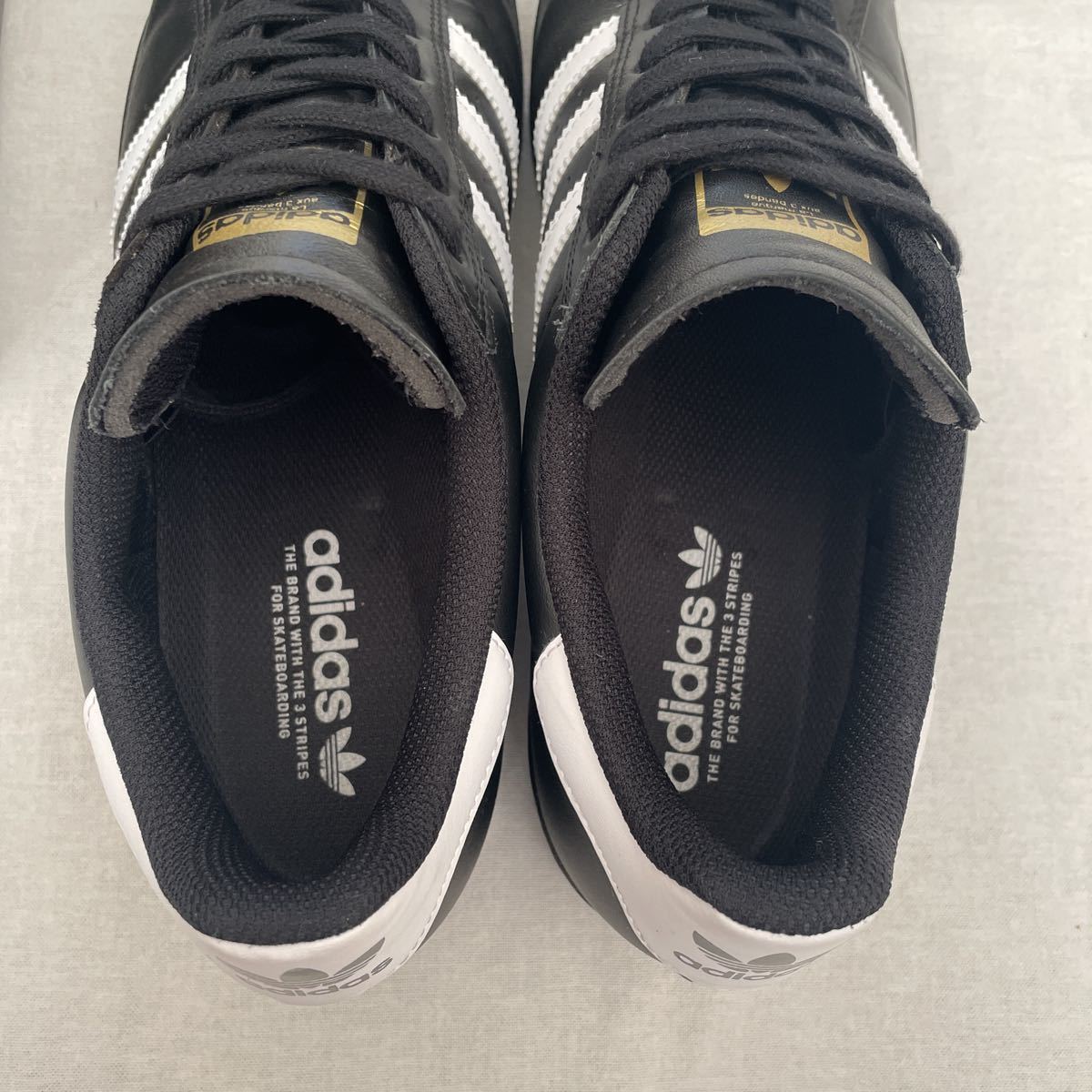 美品　adidas SUPERSTAR ADV us11 29 props store skate cons supreme スーパースター　black blk 黒　skateboarding _画像8