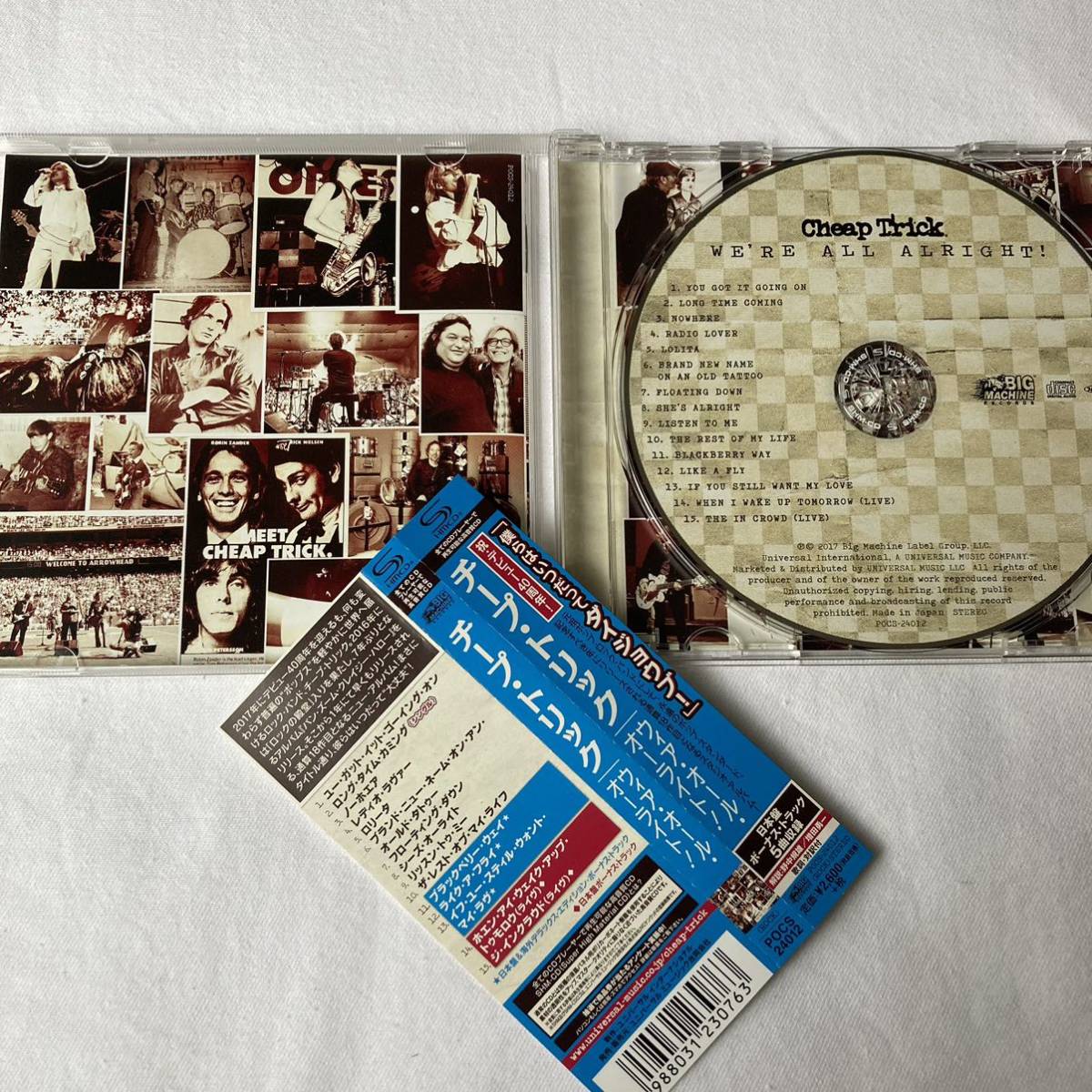 ウィア・オール・オーライト！ [SHM-CD] チープ・トリック Cheap Trick 国内盤の画像3