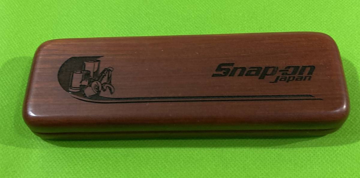 スナップオン　木製ペンケース　ボールペン　セット Snap-on_画像1