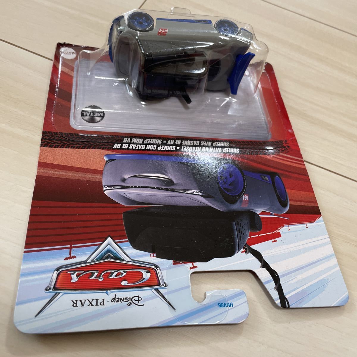 マテル カーズ JAE WITH VR HEADSET ミニカー ピクサー キャラクターカー 94 ヘッドセット スコープ 研修生 MATTEL CARS_画像8