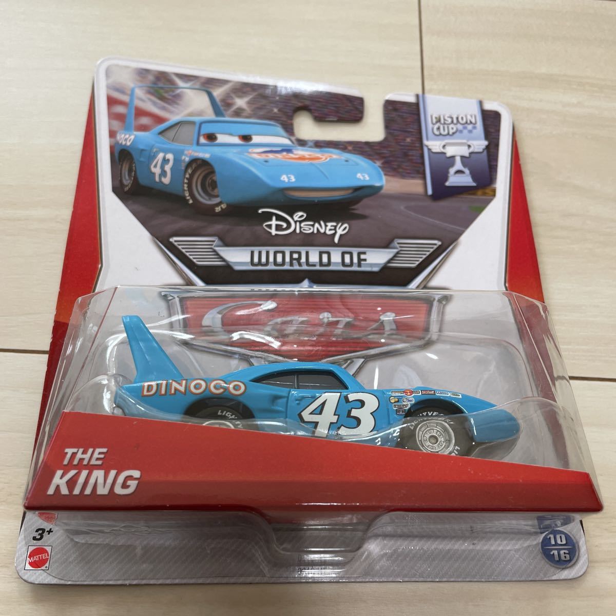 マテル カーズ ダイナコ キング THE KING MATTEL CARS ミニカー キャラクター DINOCO 43 ピストンカップ_画像1