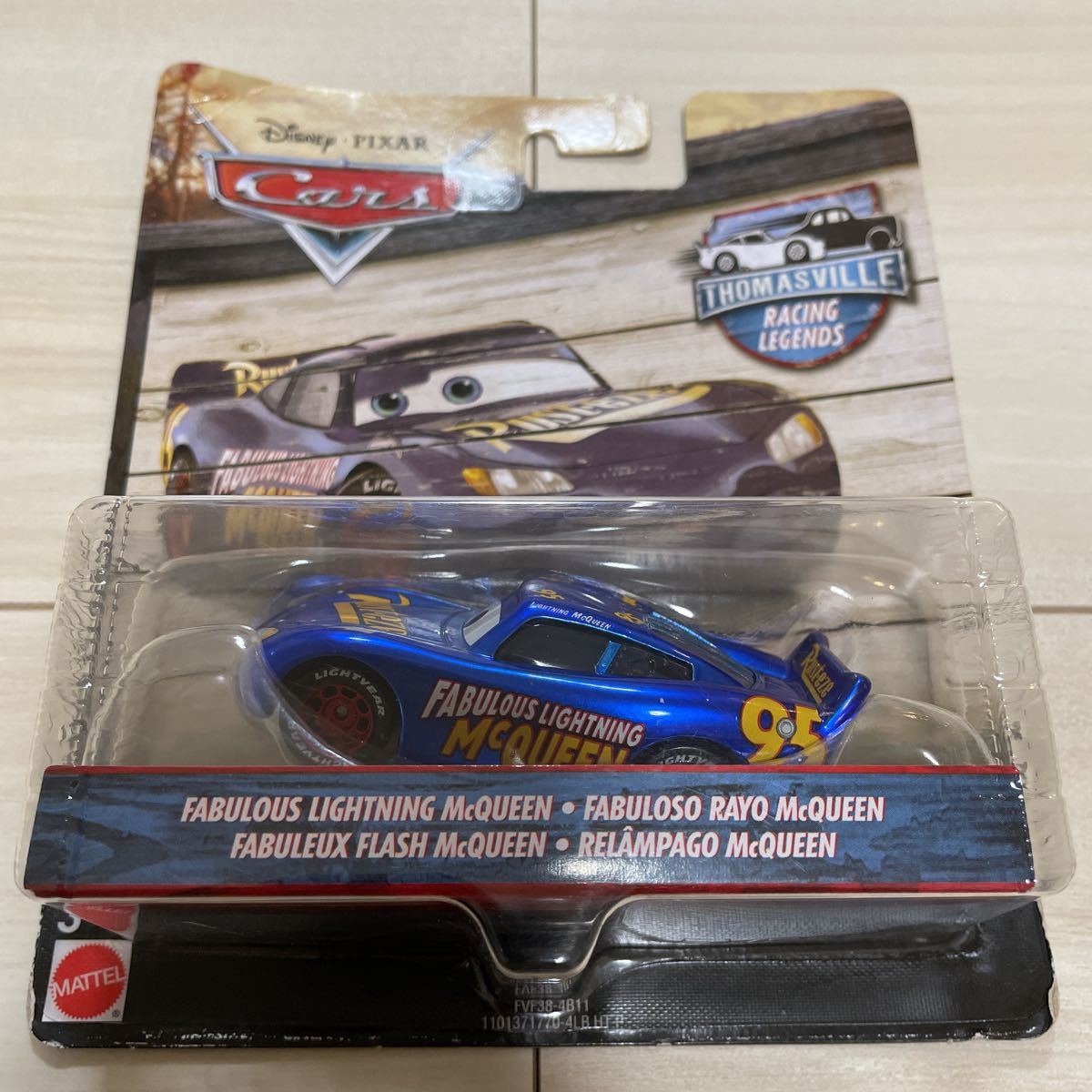 マテル カーズTHOMASVILLE RACING LEGENDS チップ ファブュラス ライトニング マックィーン トーマスビル MATTEL CARS ミニカー 95