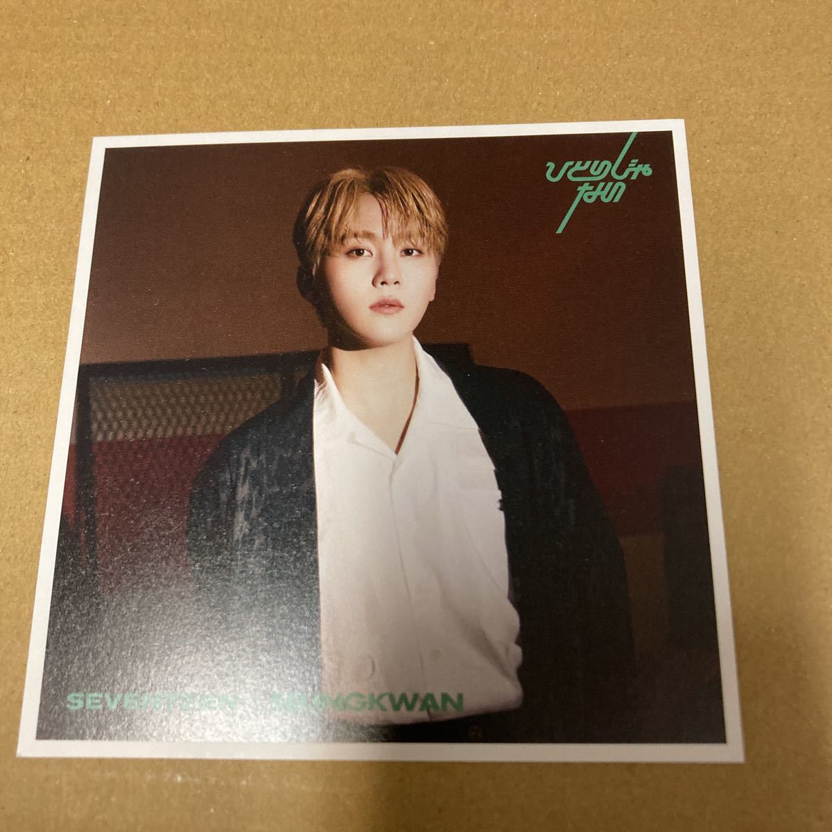 即決 SEVENTEEN ひとりじゃない　SEUNGKWAN HMV特典カード単体 新品_画像1