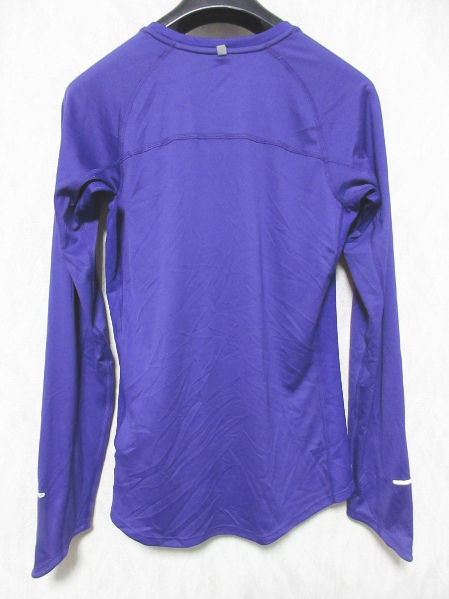 ナイキ NIKE 長袖 Tシャツ カットソー 紫 パープル M 亥3683_画像3